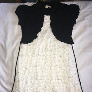 Girls Speechless PLUS Dress 20 1/2 Black White